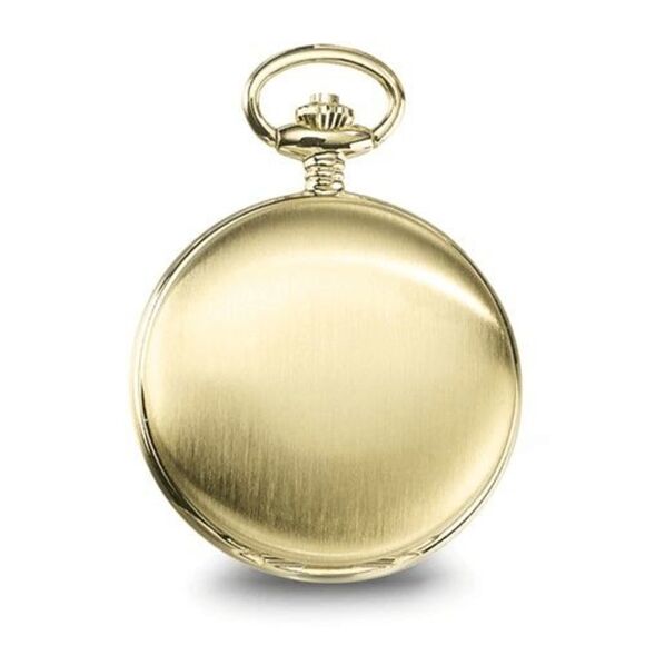 Charles Hubert Gold-Plated White Skeleton Dial Pocket Watches